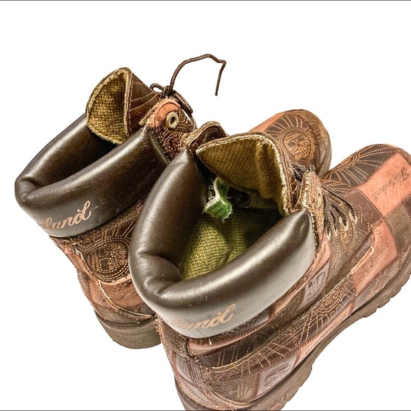 Timberland Leather Patchwork Boots - Picture 5 of 6